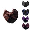 Bow Barrette Lady Hair Clip Cover Bowknot Bun Snood Women Hair Accessories