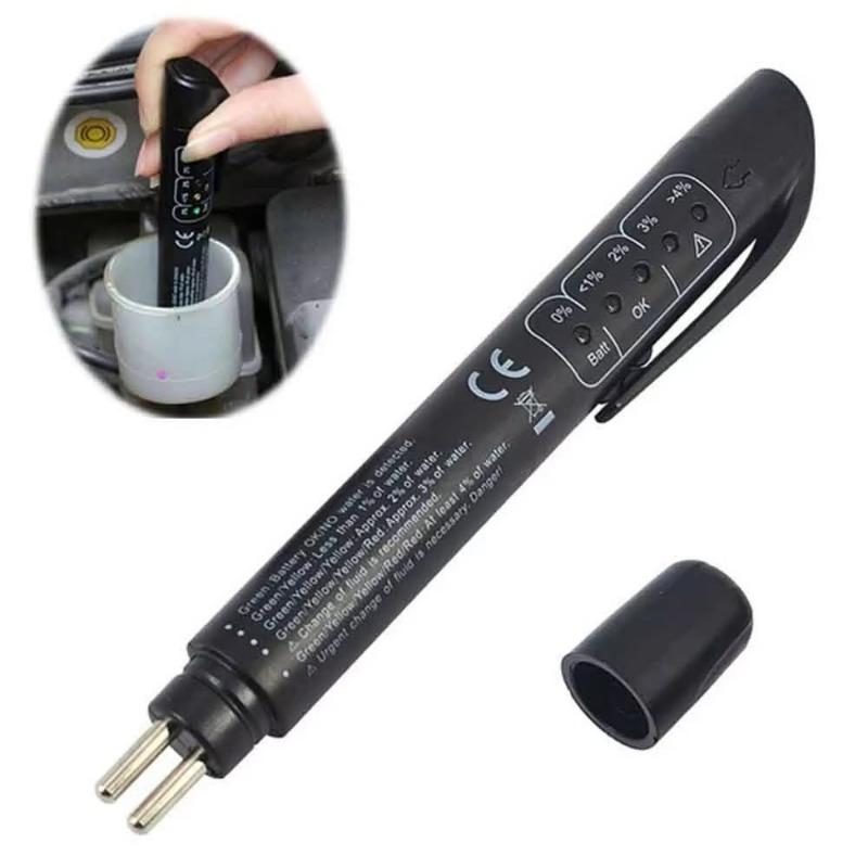 

Автоматическое тестирование жидкости, тестер тормозной жидкости, ручка, 5 светодиодных индикаторов, дисплей для электронной ручки, тестер масла тормозной жидкости, цифровой чёрный