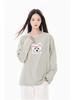 Lässiges Baumwoll-Langarm-T-Shirt für Damen, inspiriert von Hongkong - Vielseitig, lockere Passform, Basisschicht