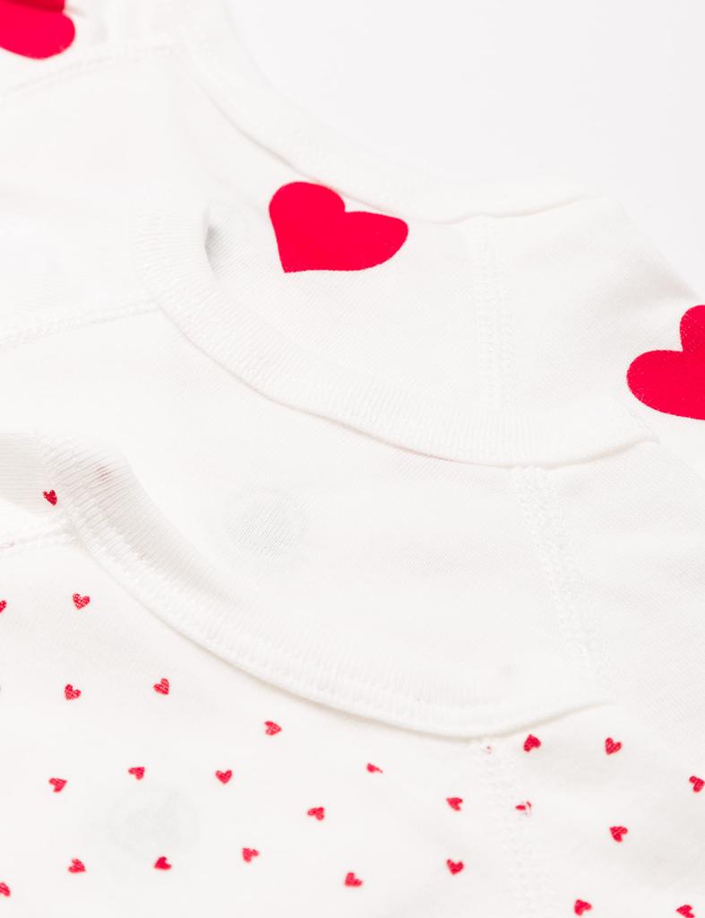 Inner Shirt Printed Long Sleeve Matching Body Set of 3 for Babies Girls Boys A00AZ00 NewBorn Others PB1 PB100 [Petit Bateau]