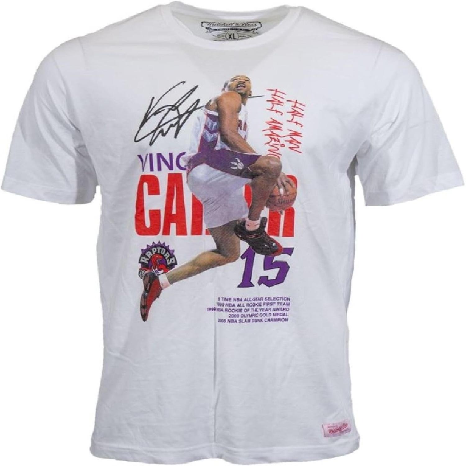 Mitchell & Ness NBA Toronto Raptors Vince Carter 360 Tee - White S