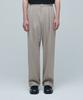 Musinsa Standard Side Adjust Two-Tuck Wide Slacks [Light Beige]