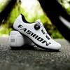 New Fashion Rubber Sole Cycling Shoes Men's and Women's Solid Color Unlocked Cycling Shoes Fashion Hard Sole Cycling Shoes
