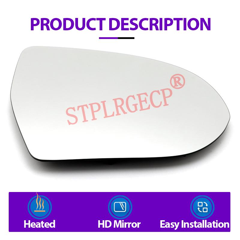 Stplrgecp Car Passenger Driver Side Left Right Door Side Heated Wing Mirror Glass Lens for Kia Niro Hybrid Plug-in EV 2017-2022