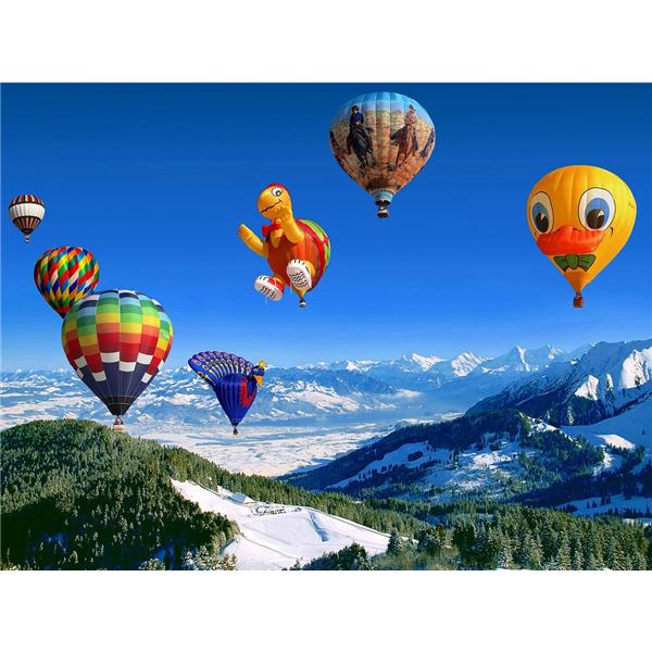 Full Square 5d Diamond Painting Air Balloon DIY Diamond Embroidery Landscape Mosaic Needlework Home Decor