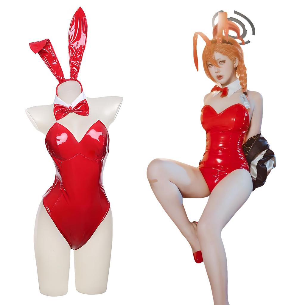 Mikamo Neru Cosplay Bunny Suit with Bunny Ears from Double 0 Blue Full Set for Adults Neru Cosplay with Bunny Size [Excellent Quality] Archive,