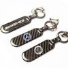 Car Sticker Carbon Fiber Key Chain Car Key High Grade Keyring Accessories For Mercedes Benz AMG W203 W206 W220 W205 W212 W201 W2