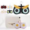 Mode Frauen PU Leder Brillenetui Cartoon Tragbare Brillen Aufbewahrung Anhänger Tasche Sonnenbrillenbox Brillenetui Schutztaschen