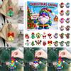 Home Acrylic Decor Holiday Advent Calendar Advent Calendar Collectibles 2D Whimsical Gnome Set Commemorative Home Decor Collectibles