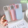 Fresh Macaron Colored Clear Hard Case PC+TPU 2in1 Protective Back Cover for iPhone 17 16e 16 15 14 Plus 13 12 11 Pro Max