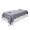 Luxury Stain-Resistant Cotton Salon Bed Sheets - All-Season Universal Bedding Towel for Shampoo Therapy
