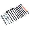 14 Pcs Electronics Repair Tool Kit Spudger Screen Breaker Brush Straight Bend Tweezers Set for Mobile Phone PCB Solder