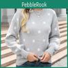 Lässige Mode Gmxia Damen Herbst Winter Langarm Rundhals Locker Pullover