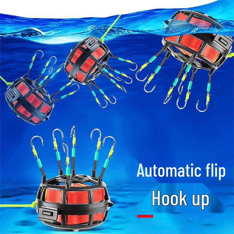 Chaotian Ise-Nigo Bottom-Feeder Hook: Explosion Hook with Bait Cage for Rock Fishing and Water Monster Catching