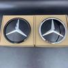 For Mercedes Benz W205 W212 W213 W204 ML W166 CLA C117 A W176 W177 C W204 E GLK X204 GLA GLC GLE GLS Grillmerke flatt speil foran