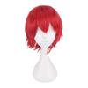 Cos Short Black Cosplay Wig With High Temperature Silk For Anime Costumes