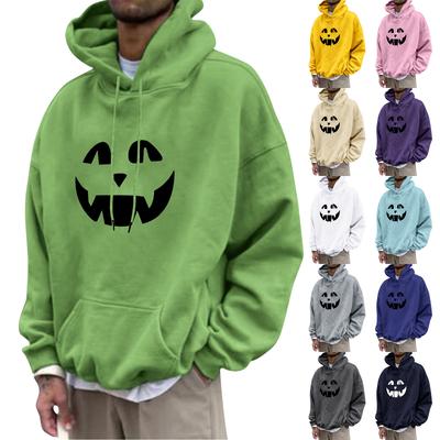 Unisex Casual Mode Top Met Hoodie met Trekkoord en Bedrukt Sweatshirt