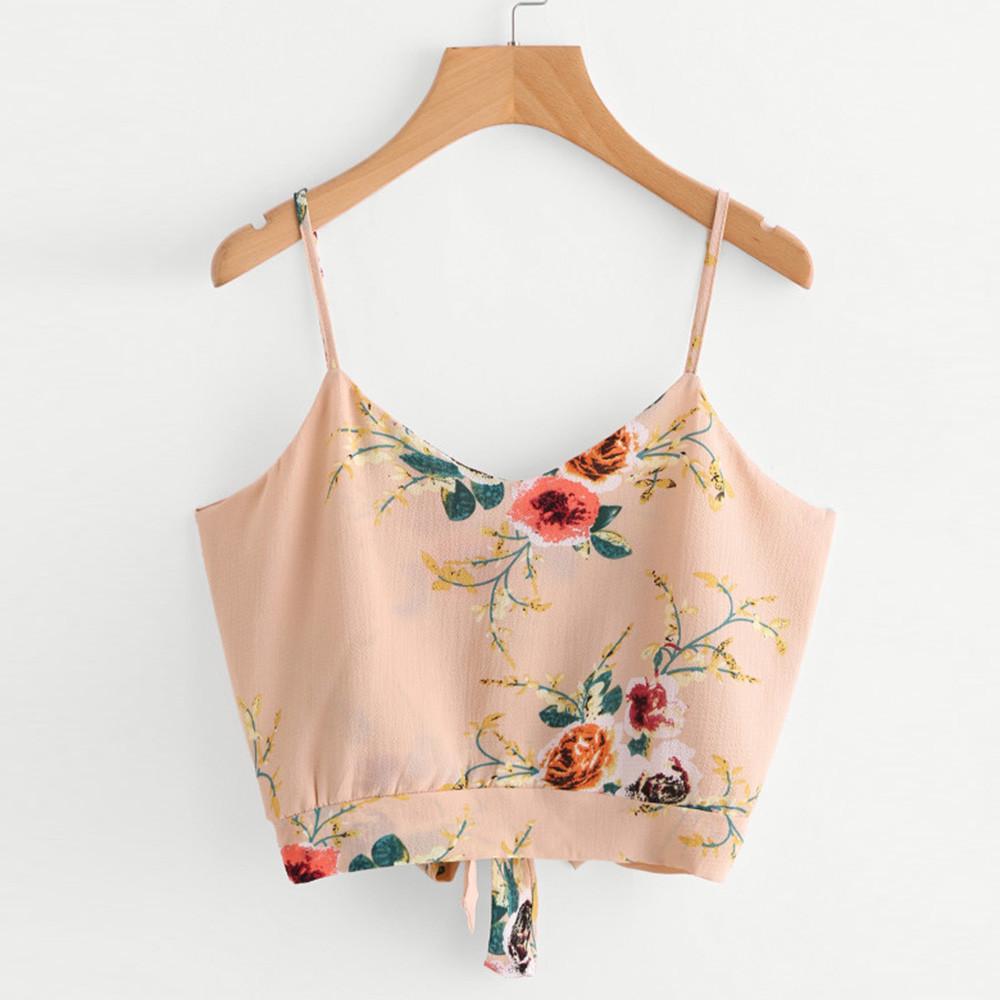 Crop Cami Top Camisole Blouse 