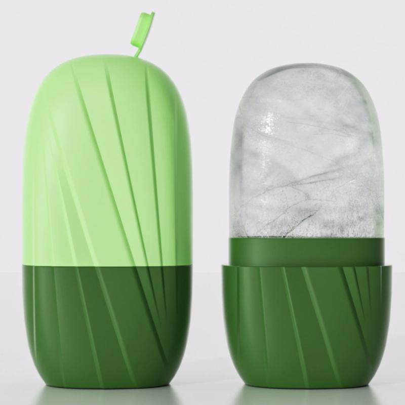 Reusable Ice Roller Ice Cube Silicone Mold Ice Ball Facial Beauty Skin Care Massager