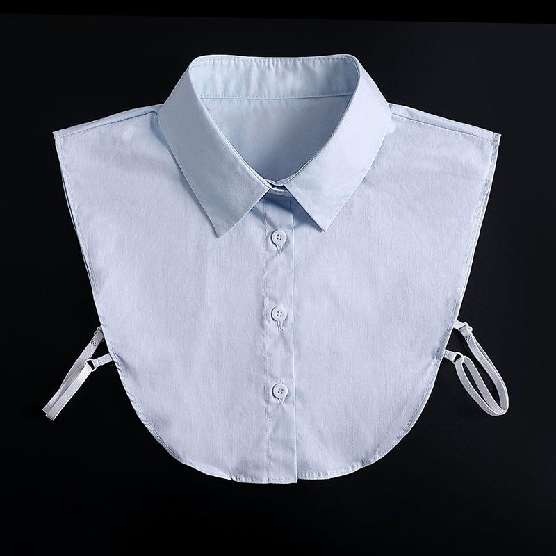Women Embroidery Lace Detachable Lapel Fake Collar Shirt White Ruffles False Collar Woman Removable False Blouse Nep Kraagie