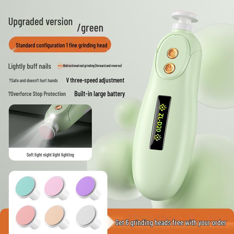 Children's Silent Electric Nail File & Clippers: Baby Nail Care Tool