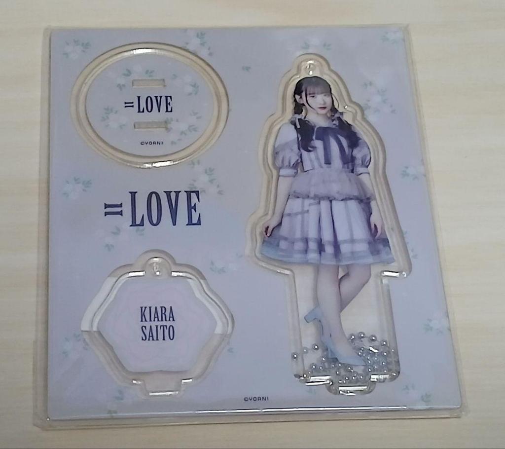[USED] Equal Love Saito Kirara Acrylic Stand That Child Complex