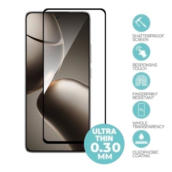 Protecteur d'écran - E.F.Connection - 14T Pro - Lot de 2 - Verre trempé - Protection 9H Anti-Rayures