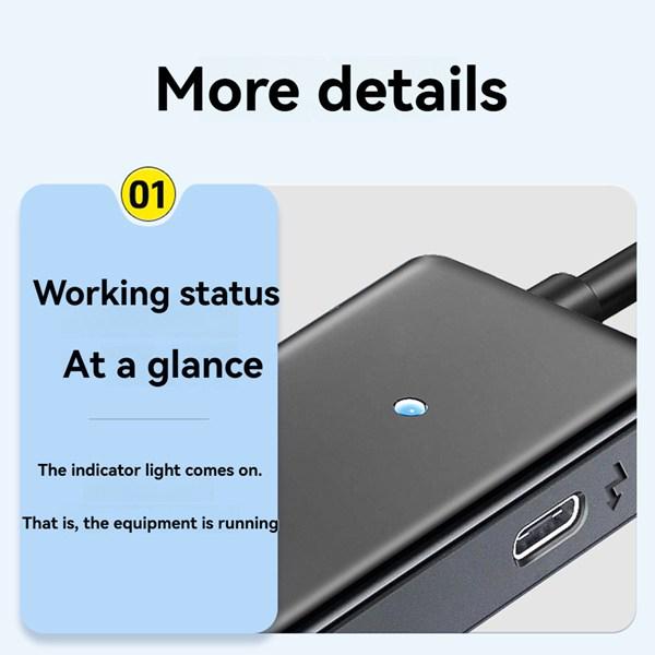 1-Piece USB 3.0 Hub Expander, Multi-Port, ABS Material, Color: As Shown