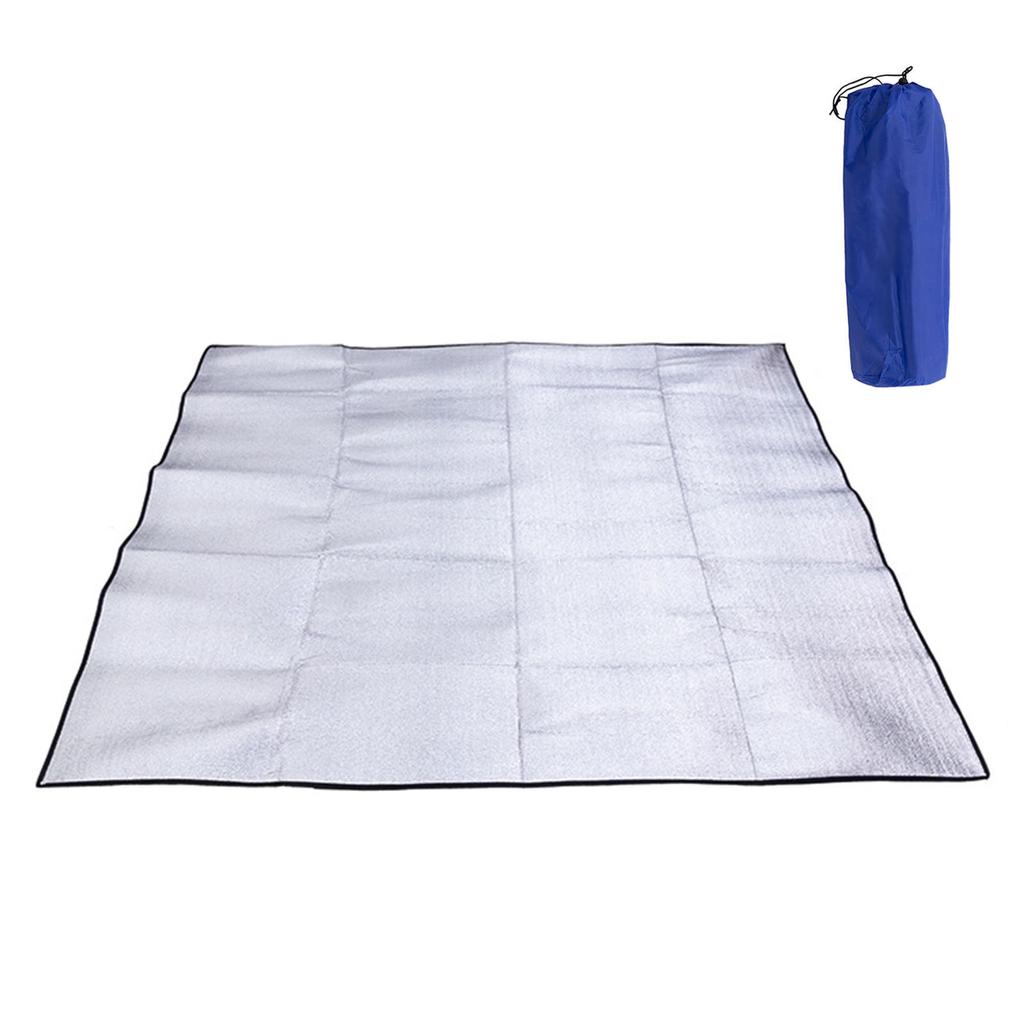 Ultralight Waterproof Camping Mat Picnic Blanket Beach Mattress Sleeping Pad Aluminum Foil EVA Foam Mat Tent Sleeping