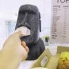 Creative Tissue Box High Quality Tissue Box Square Moai Shape Easter Island Stone Statue Household Tissue Box