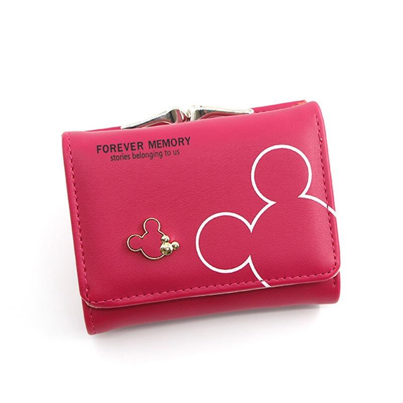 Niche design leather change bag, short 30% off card bag, money bag, printed wallet