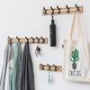 MDKDKDL Wall Portable Natural Bamboo Storage Coat Hat Clothes Natural Wall-Mounted Hooks, Hanger, Hooks, Organization, Hooks, Hook, Hook, Hook,