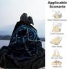 1pc Batman Neon Lights Cartoon Blanket,Portable Throw for Travel & Camping, All Season Cozy Blanket,Ideal Gift