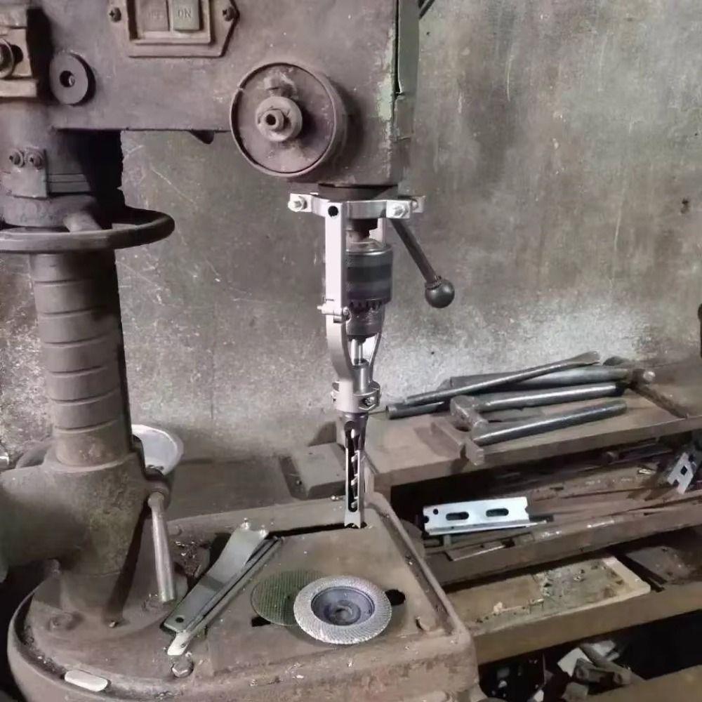 Adjustable Clamp Square Hole Drill Fixed Bracket Mortising Attachment  Square Hole Drill Bits