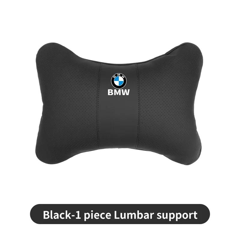 New Car Seat Headrests Pillow Leather Lumbar Neck Support Back Cushion For BMW E90 E60 E46 E39 F30 F10 E87 X3 X4 X5 X1 G30