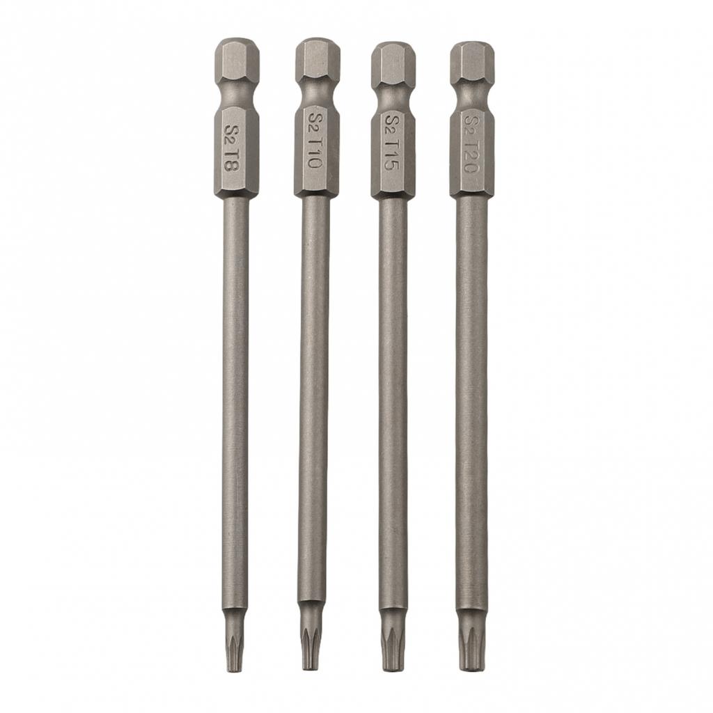 1/4 Hex Shank Bits 100mm Screwdriver Bits Torx Hex Cross Slotted Bits