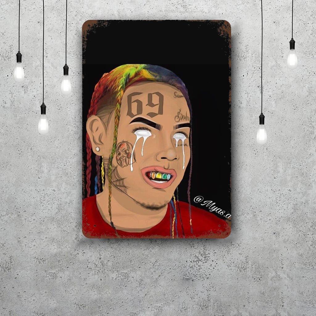 Fetty Wap Vintage Tin Sign Home Decor Wall Decor Art Wall Mural Room Decoration Decor Retro Metal Sign Plate Bar Posters