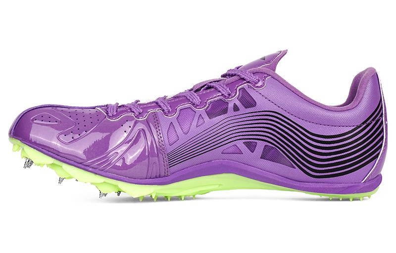 Li Ning Удобная амортизация Нескользящие Износостойкие Низкие Беговые Кроссовки Унисекс Фиолетовые AJJS001-1 41.5