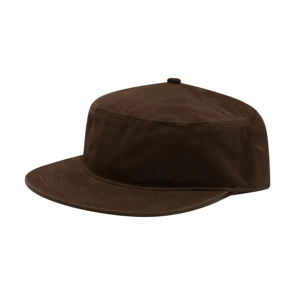 Solid Color Peaked Cap Flat Brim Baseball Cap Retro Flat Top Hat Versatile Use