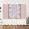 Curtains Vintage Flowers American Curtains Digital Printing Blackout Curtains No Punching