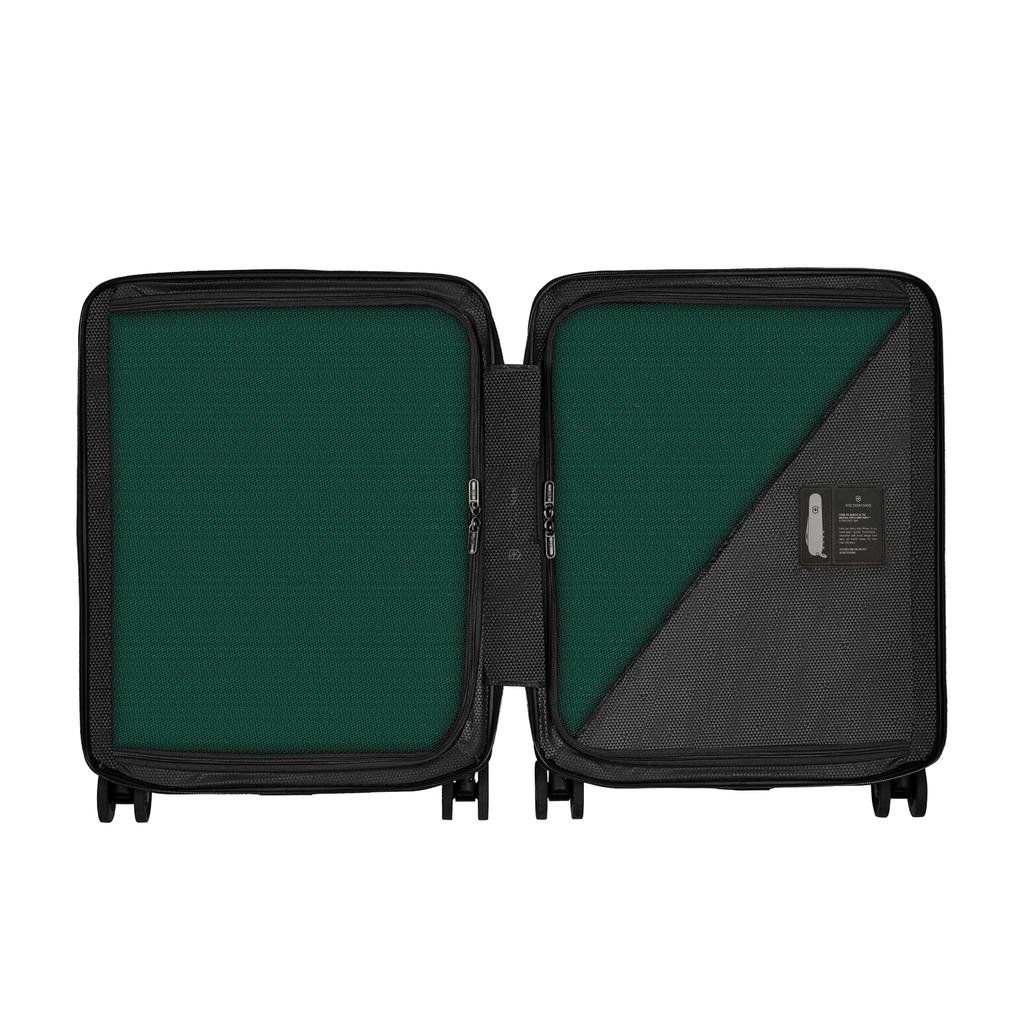 Airox Global Ultra Light Suitcase Carry Bag Travel Business Trip Business Quiet Dual Caster Wheels Butterfly Closure Zipper Type 33L Forest Green