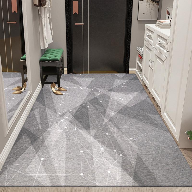 Nordic Style Floor Mat Door Mat Home Bedroom Living Room Bathroom Non-slip Absorbent Machine Washable Carpet Mat