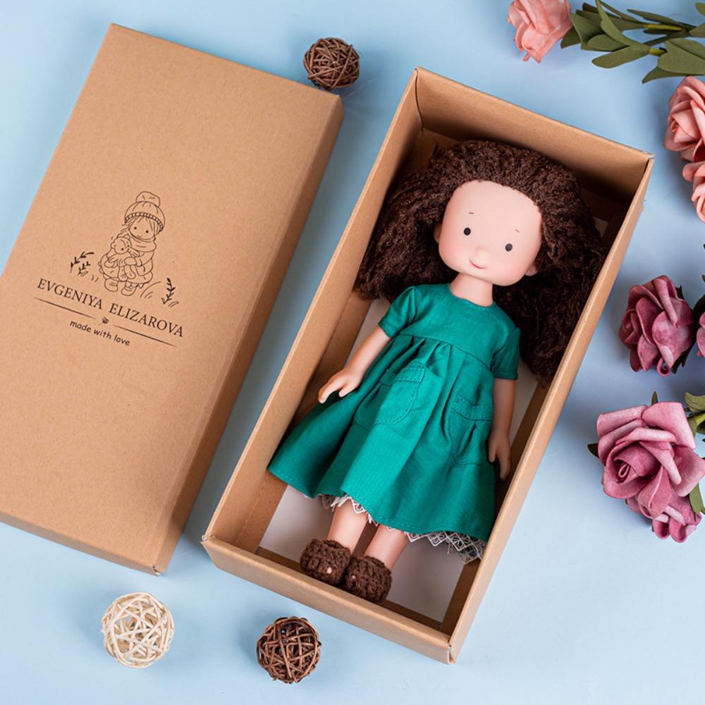 Native Waldorf Doll Kawaii Handmade Doll Toy Kids Toy Cartoon Plush Stuffed Doll  Children's Gift