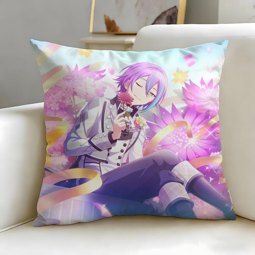 popular anime character Kamishiro Rui Cushion Cover Soft & Easy-Wash Pillow Case – Versatile for Couch, Bed, Travel and Office