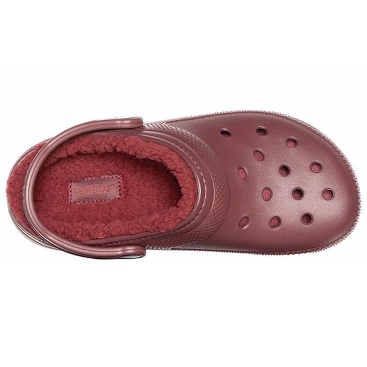 Crocs Classic Clog Sports Unisex Wine Red Sandals 203591-60U