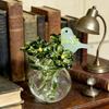 Handgeblasene Mini-Glasfiguren Sammlerstücke Kleine Biene Vogel Libelle Schmetterling Skulptur mit Stiel für Zuhause Büro Geburtstag Jubiläum Geschenk