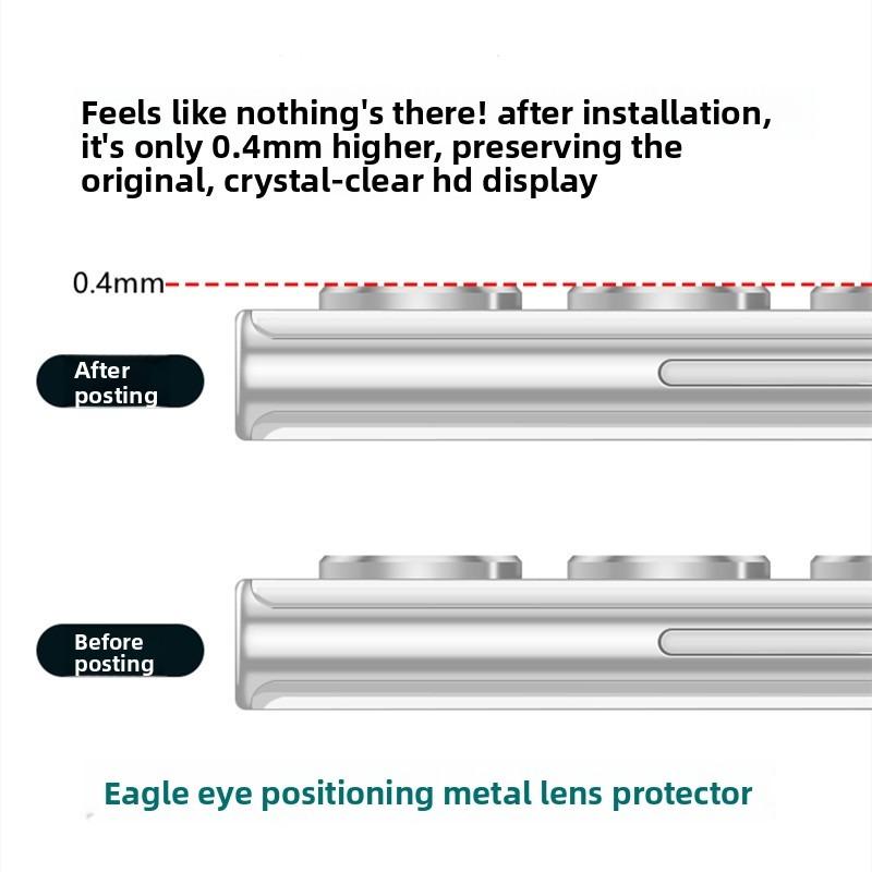 Metal Lens Ring Camera Protection Cover for Samsung Galaxy S26 Ultra S26Plus S26 HD Definition 9H Glass Lens Protect Film