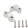 Motorcycle Handlebar Riser Clamp Honda ADV150 ADV160 ADV350 - 25mm Height Increase Or Titanium Finish