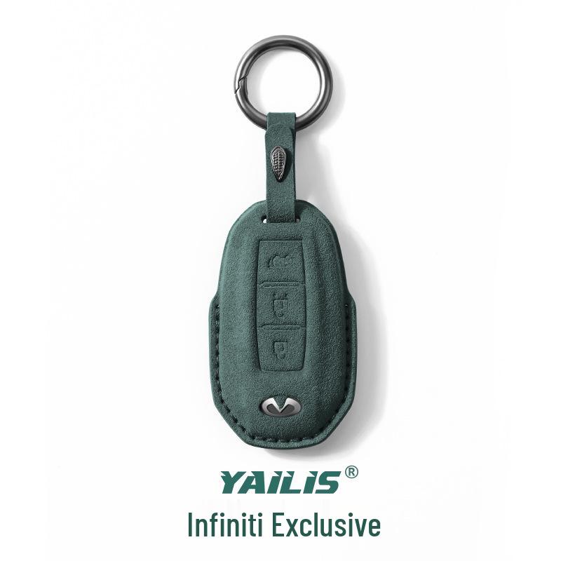 Infiniti Key Case for Q50L, QX50, QX60, QX55, Q70L, FX35, QX80 - Protective Shell and Buckle