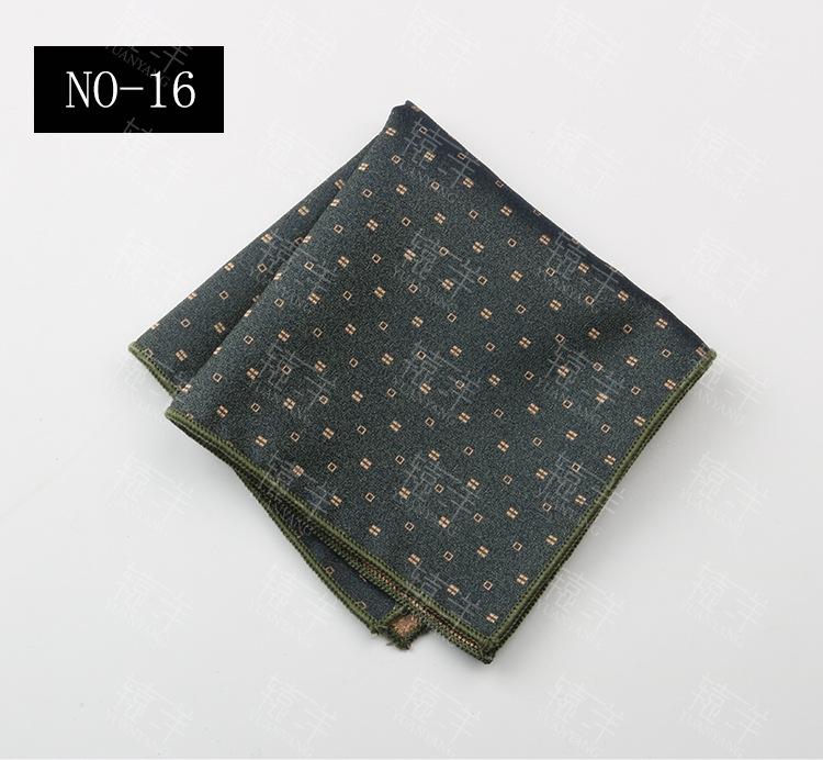 2024 Dress Business Wedding Suit Pocket Small Silk Square Towel Striped Breast Towel Handkerchief Banquet Gift Box